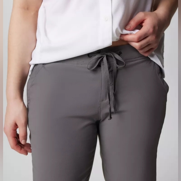 NWT Columbia Women's Anytime Outdoor Long Short Gray - Picture 5 of 13